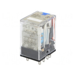 Releu electromagnetic 4PDT 24VDC 5A | Electronic-mag.ro | Componente Electronice