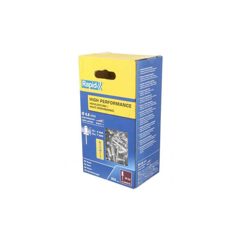 Diblu Aluminiu 4,8x10mm 350buc. | Electronic-mag.ro | Componente Electronice