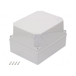 Carcasă Universală ABS Gri IP65 200x250x160mm | Electronic-mag.ro | Componente Electronice