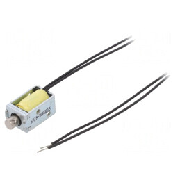 Electromagnet: de tragere | Ualim: 24VDC | Putere: 1,3W | Forță: 2,1N | B12-253-B-3