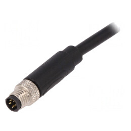 Conector M8 Tată 5 Pini cu Cablu 1,5A