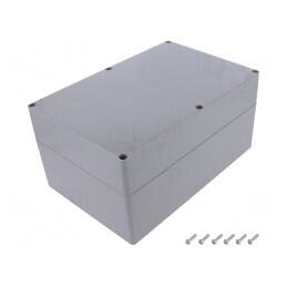 Carcasă Universală ABS Gri Închis 160x240x120mm | Electronic-mag.ro | Componente Electronice