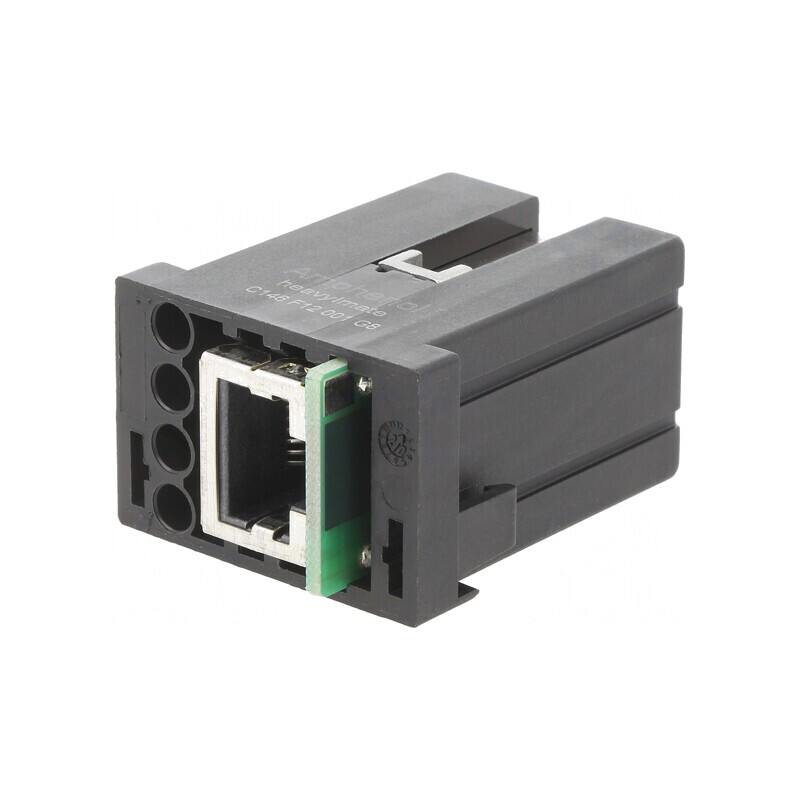 Conector Mamă HDC HDC Modul M 4P RJ45 125V | Electronic-mag.ro | Componente Electronice Conector Mamă HDC HDC Modul M 4P RJ45 125V | Electronic-mag.ro | Componente Electronice