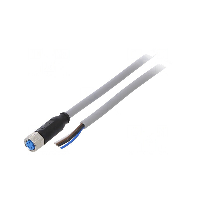Cablu de Conectare M8 4 PIN 5m 60VAC 4A | Electronic-mag.ro | Componente Electronice