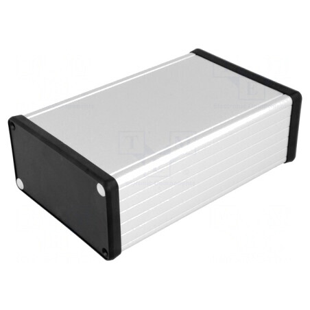 Carcasă aluminiu gri 103x160x53mm | Electronic-mag.ro | Componente Electronice