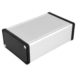 Carcasă aluminiu gri 103x160x53mm | Electronic-mag.ro | Componente Electronice