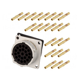 Conector Circular Crimpat Mamă IP67 13A 23PIN | Electronic-mag.ro | Componente Electronice