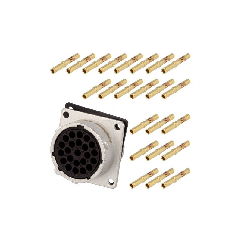 Conector Circular Crimpat Mamă IP67 13A 23PIN | Electronic-mag.ro | Componente Electronice