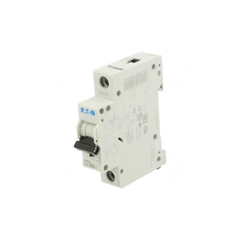 Întrerupător de supracurent 25A 230/400VAC 1P 6kA | Electronic-mag.ro | Componente Electronice