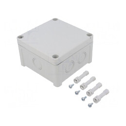 Cutie de conexiuni pentru perete 110x110x65mm | Electronic-mag.ro | Componente Electronice