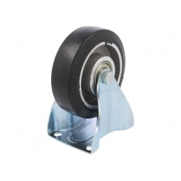 Roată Transport 125mm 150kg Guma TPE-ALGE | Electronic-mag.ro | Componente Electronice