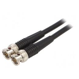 Cablu de măsurare BNC 1m Negru | Electronic-mag.ro | Componente Electronice