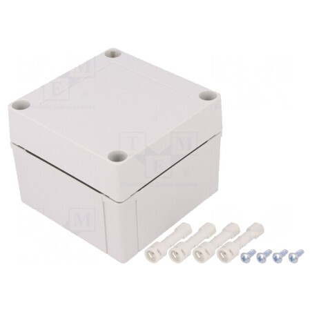 Carcasă universală policarbonat 100x100x75mm | Electronic-mag.ro | Componente Electronice