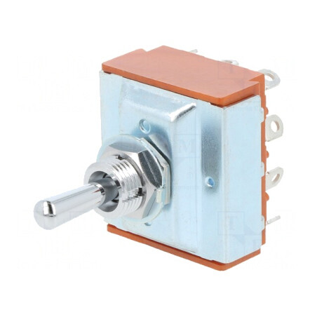 Comutator Basculant 4PDT ON-OFF-ON 20A 125VAC | Electronic-mag.ro | Componente Electronice