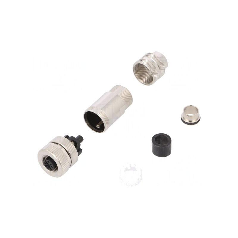 Conector M12 Mufă Mamă 5-PIN IP67 Aurit | Electronic-mag.ro | Componente Electronice Conector M12 Mufă Mamă 5-PIN IP67 Aurit | Electronic-mag.ro | Componente Electronice