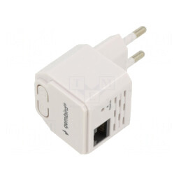 Repeater WiFi RJ45 Schuko Albă