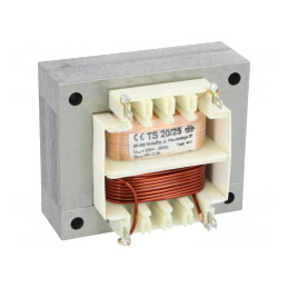Transformator Alimentare 20VA 230V 6V 3.3A Cu Ochiuri | Electronic-mag.ro | Componente Electronice