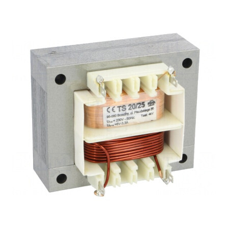 Transformator Alimentare 20VA 230V 6V 3.3A Cu Ochiuri | Electronic-mag.ro | Componente Electronice
