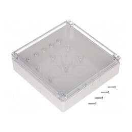 Carcasă Universală Policarbonat IP65 190x190x55mm | Electronic-mag.ro | Componente Electronice