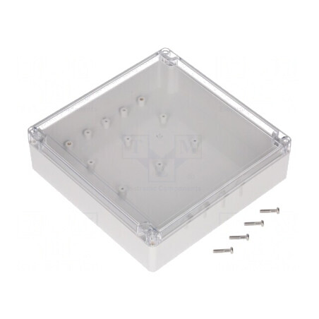 Carcasă Universală Policarbonat IP65 190x190x55mm | Electronic-mag.ro | Componente Electronice