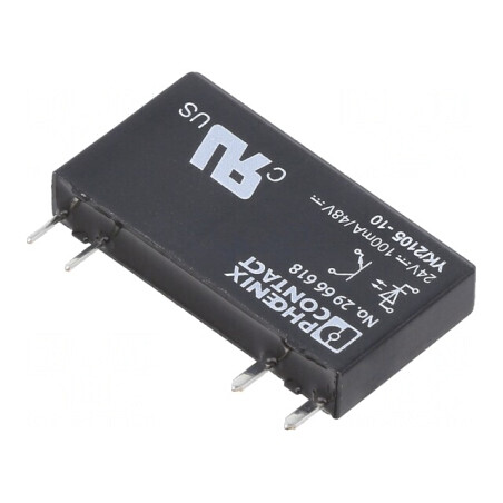 Releu Semiconductor 24VDC 100mA 3-48VDC THT | Electronic-mag.ro | Componente Electronice
