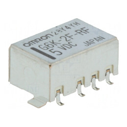 Releu electromagnetic DPDT 5VDC 1A | Electronic-mag.ro | Componente Electronice