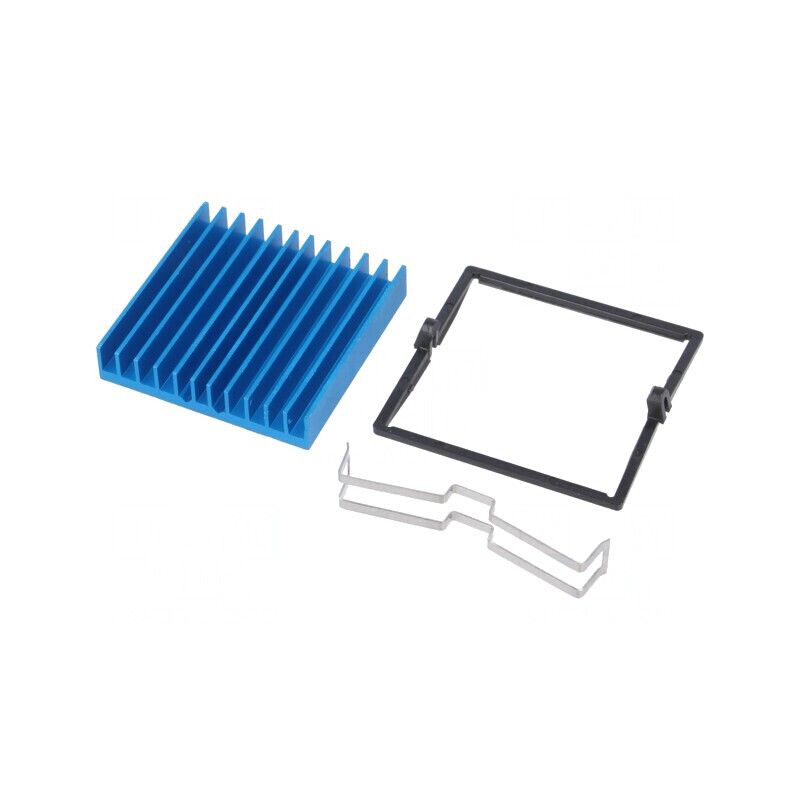 Radiator Extrudat cu Aripioare BGA Albastru 40mm x 40mm | Electronic-mag.ro | Componente Electronice Radiator Extrudat cu Aripioare BGA Albastru 40mm x 40mm | Electronic-mag.ro | Componente Electronice