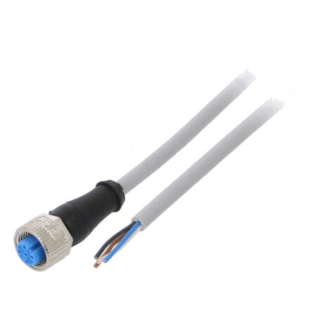 Cablu de conectare M12 5m 250VAC 4A IP67 | Electronic-mag.ro | Componente Electronice