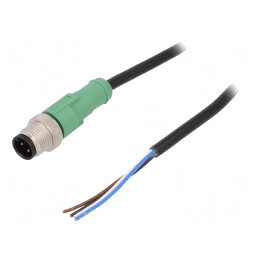 Cablu de Conectare M12 4 PIN 10m 250VAC 4A PVC | Electronic-mag.ro | Componente Electronice