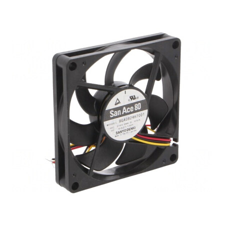 Ventilator axial DC 24V 80x80x15mm | Electronic-mag.ro | Componente Electronice