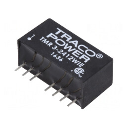 Convertor DC/DC 3W 9-36V la 12V 250mA SIP8 | Electronic-mag.ro | Componente Electronice