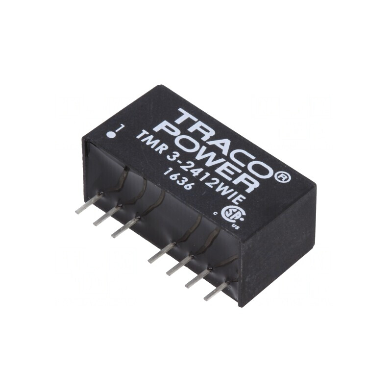 Convertor DC/DC 3W 9-36V la 12V 250mA SIP8 | Electronic-mag.ro | Componente Electronice Convertor DC/DC 3W 9-36V la 12V 250mA SIP8 | Electronic-mag.ro | Componente Electronice