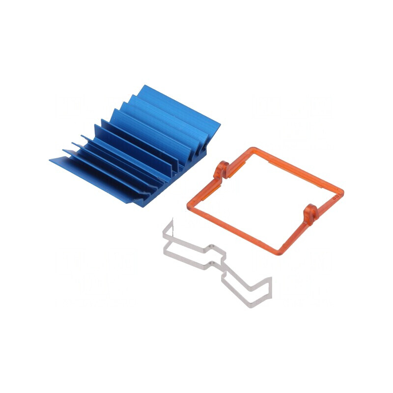 Radiator extrudat cu aripioare BGA albastru 30x30mm | Electronic-mag.ro | Componente Electronice Radiator extrudat cu aripioare BGA albastru 30x30mm | Electronic-mag.ro | Componente Electronice