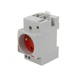 Soclu E 250VAC 10A pentru şină DIN | Electronic-mag.ro | Componente Electronice