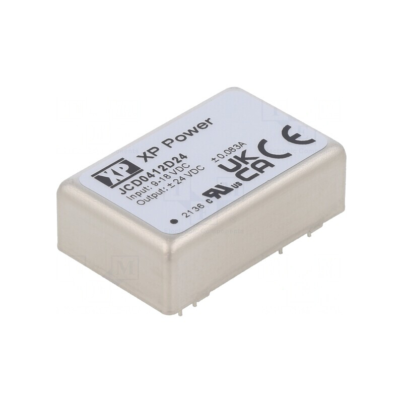 Convertor DC/DC 4W 9-18V la 24V/-24V THT JCD0412D24 | Electronic-mag.ro | Componente Electronice