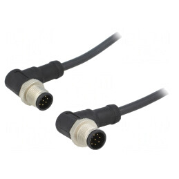 Cablu senzori automatizări M12 8 pini 1m | Electronic-mag.ro | Componente Electronice