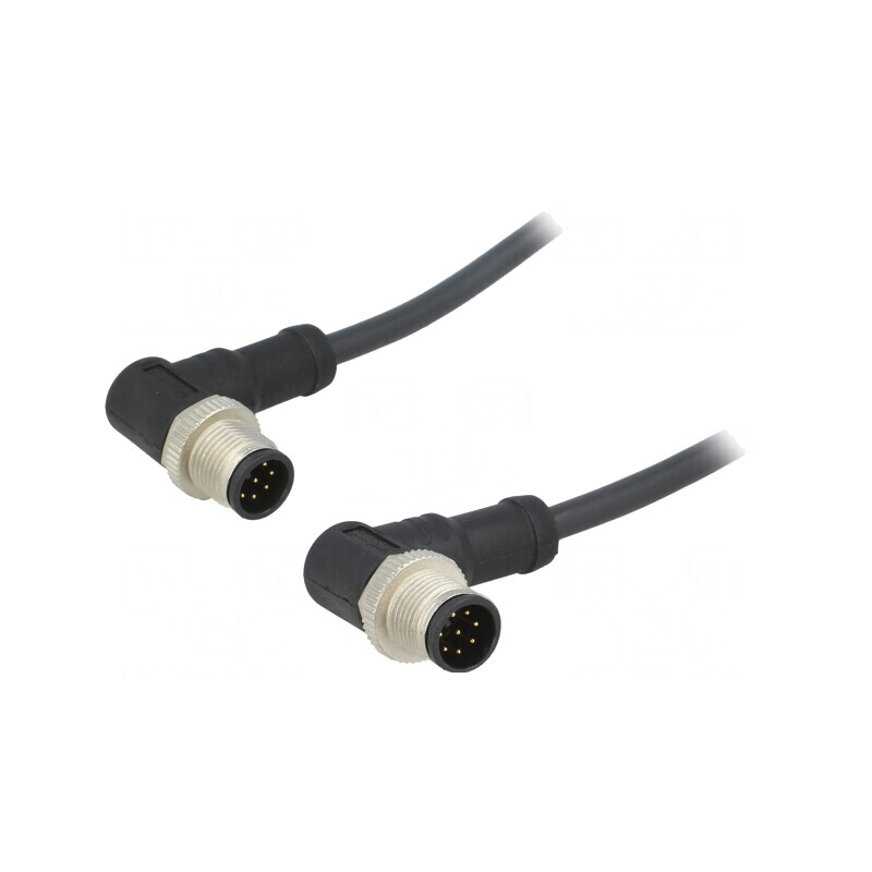 Cablu senzori automatizări M12 8 pini 1m | Electronic-mag.ro | Componente Electronice