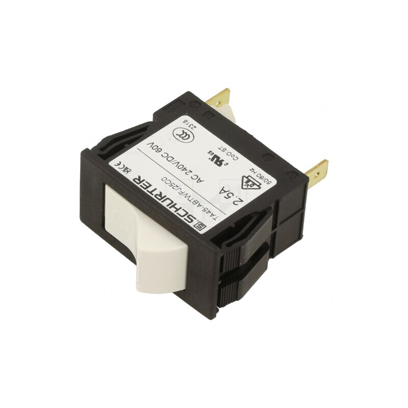 Întrerupător de Supracurent 2,5A DPST 240VAC 60VDC | Electronic-mag.ro | Componente Electronice