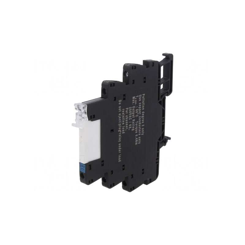 Releu intermediar SPDT 24VDC 6A pentru șină DIN | Electronic-mag.ro | Componente Electronice