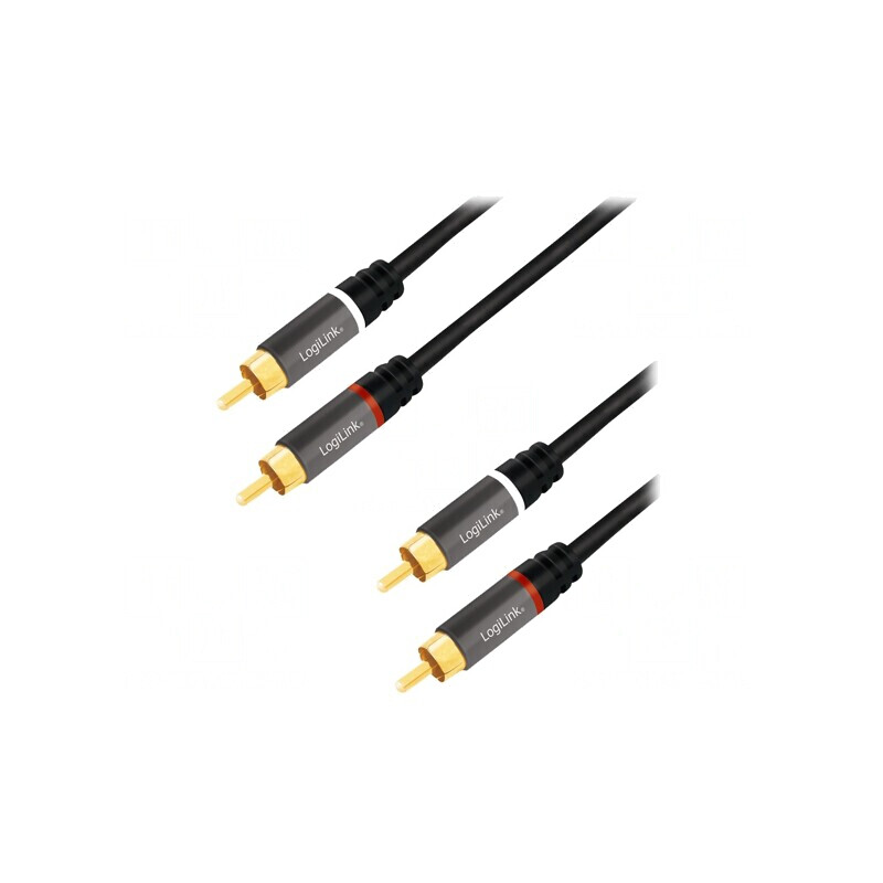 Cablu RCA 7.5m Aurit Negru
