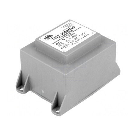 Transformator încapsulat 30VA 230V 9V 1,66A PCB | Electronic-mag.ro | Componente Electronice
