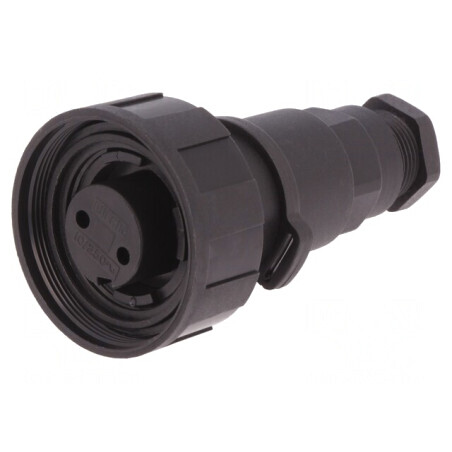 Conector Circular Mufă Mamă 2 PIN Filet Interior PX0736/S | Electronic-mag.ro | Componente Electronice