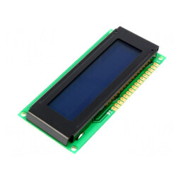 Afişaj: LCD | alfanumerice | STN Negative | 16x1 | 80x36x10,5mm | LED | DEM 16102 SBH-PW-N