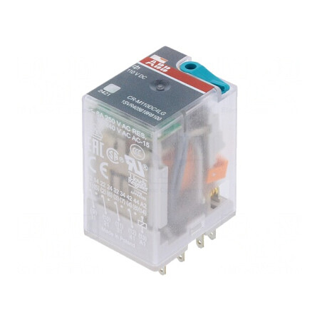 Releu electromagnetic 4PDT 110VDC 6A | Electronic-mag.ro | Componente Electronice