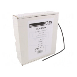Manșon Termocontractabil 3.2mm Negru 10m | Electronic-mag.ro | Componente Electronice