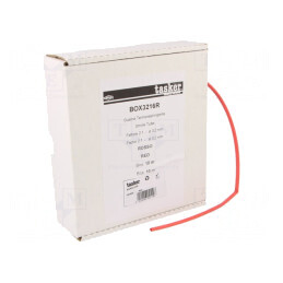 Manșon Termocontractabil 3.2mm 10m Roșu | Electronic-mag.ro | Componente Electronice