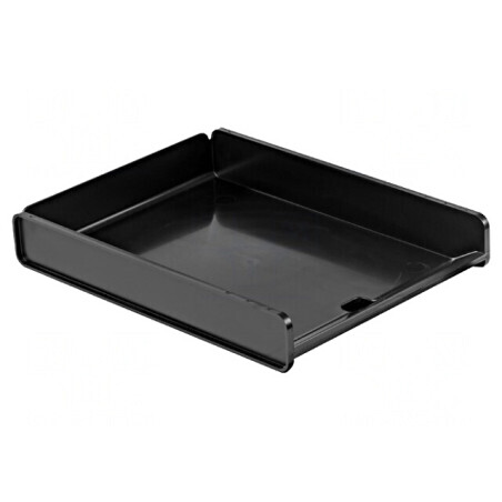 Suport ESD Polipropilenă Neagră 245x341x43mm 258x343x53mm | Electronic-mag.ro | Componente Electronice