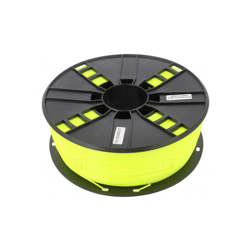 Filament ABS 1.75mm Galben Strălucitor 1kg | Electronic-mag.ro | Componente Electronice
