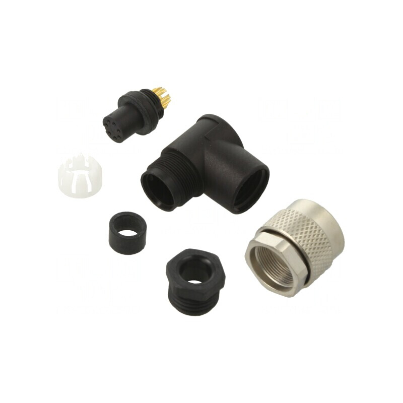 Conector M9 Mufă Mamă Aurit 125V IP67 7 PIN Pe Cablu | Electronic-mag.ro | Componente Electronice Conector M9 Mufă Mamă Aurit 125V IP67 7 PIN Pe Cablu | Electronic-mag.ro | Componente Electronice