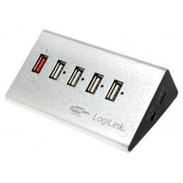 Hub USB 2.0 cu 4 Porturi și Încărcare Rapidă | Electronic-mag.ro | Componente Electronice